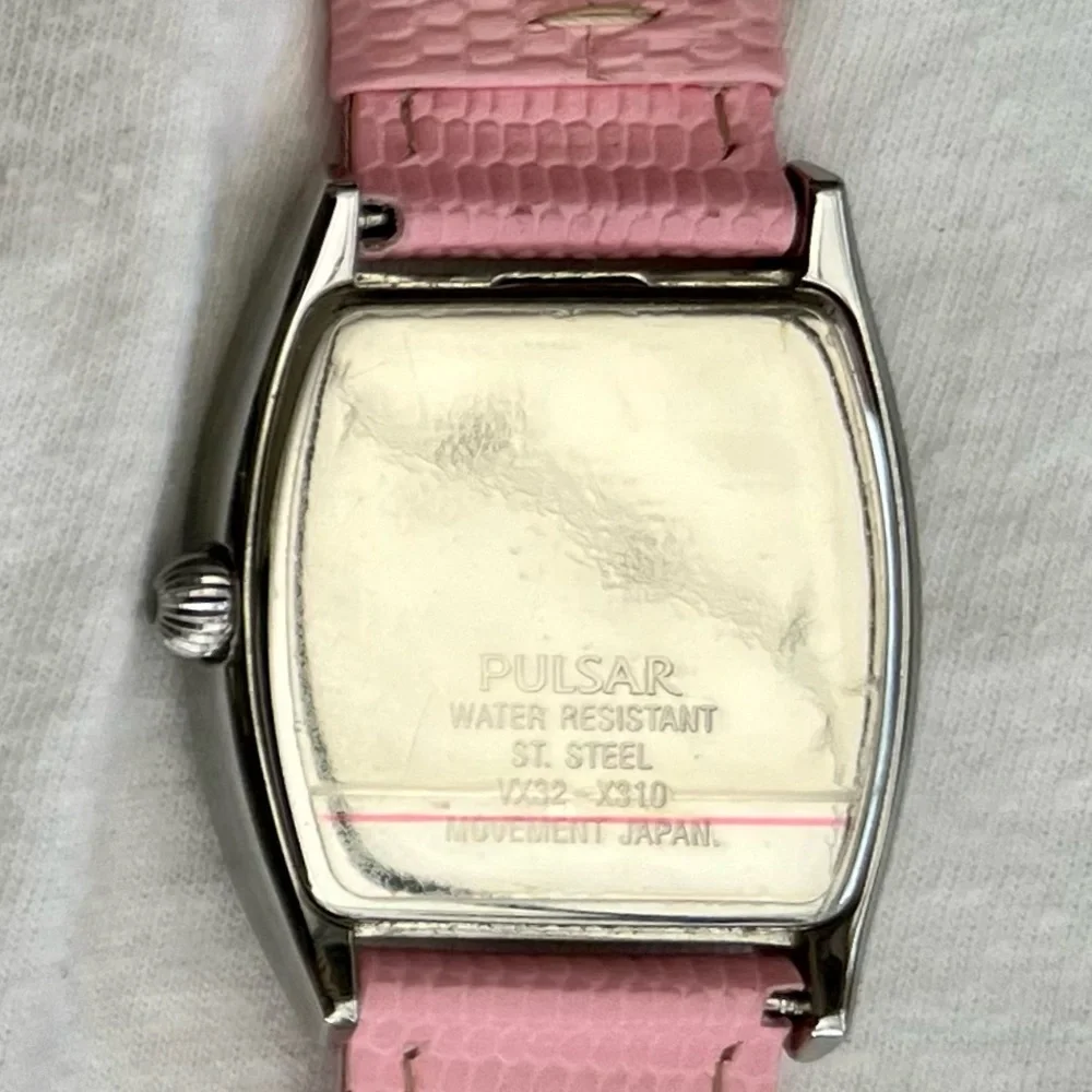 Vintage Swarovski Pulsar Mother of Pearl Watch VX32-X310